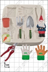 'Gardening Tools' Silicone Mould
